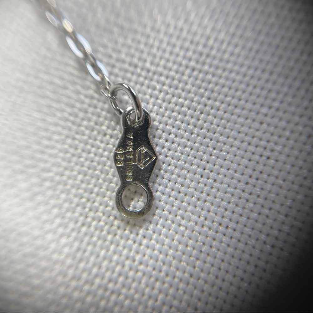 Jade Sterling Silver Tri-color Pendant Chakra 18" Necklace - Picture 13 of 16